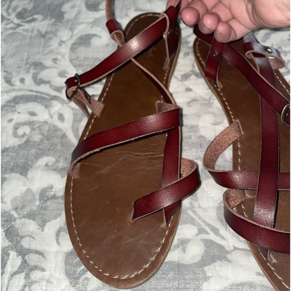 STAPPY BROWN SANDALS 8.5 - Picture 1 of 5